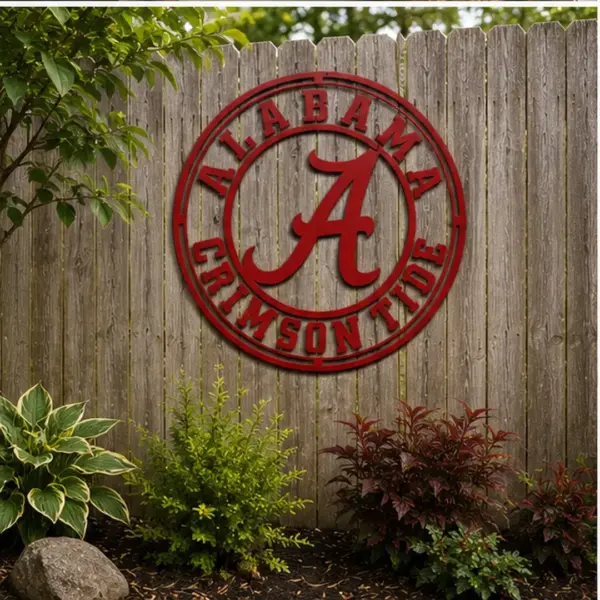 Alabama Crimson Tide Welcome Circle - Gameday Ironworks Alabama crimson tide welcome circle