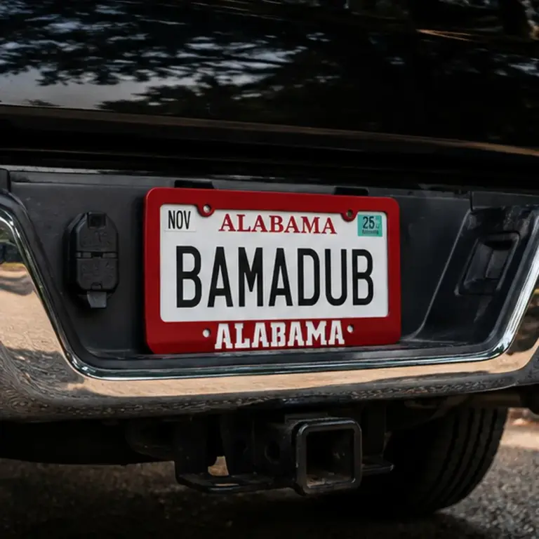 Alabama crimson tide font license plate frame - image 6