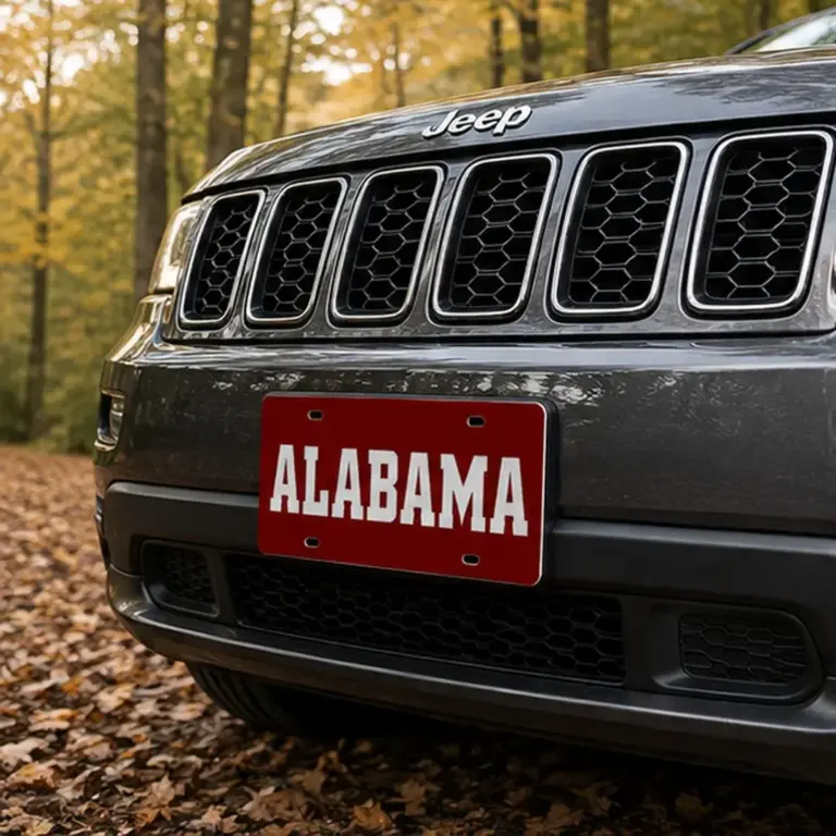 Alabama crimson tide font front license plate - image 4