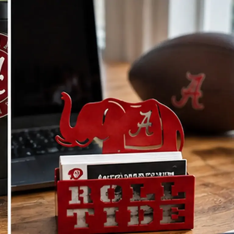Alabama Crimson Tide 'Big Al' Business Card Holder - Gameday Ironworks Alabama crimson tide 'big al' business card holder - image 4