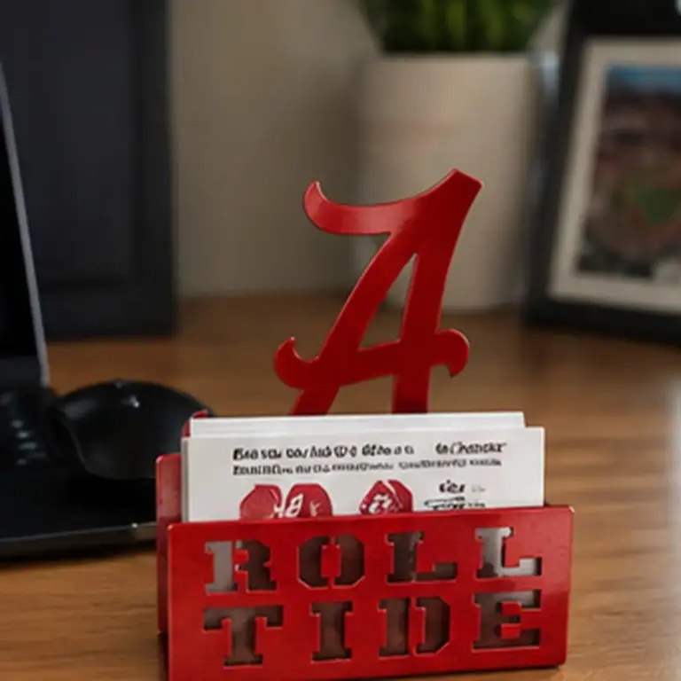 Alabama crimson tide logo business card holder - image 6