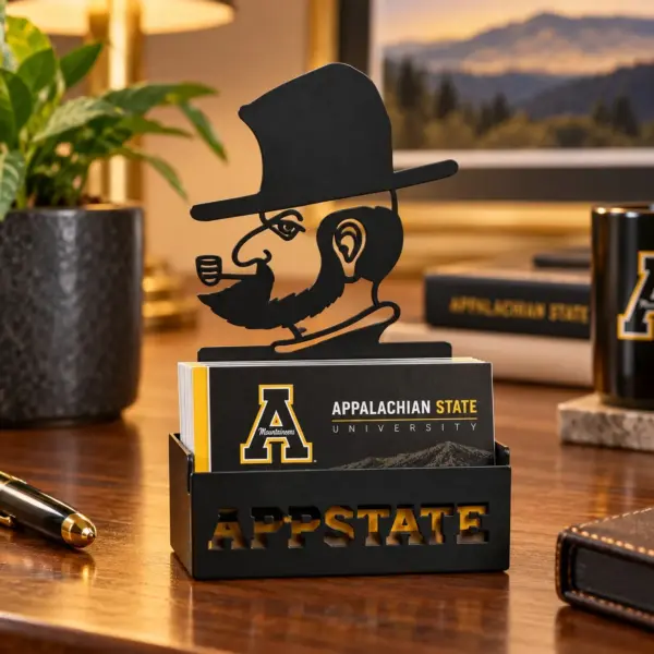 Appalachian state mountaineers yosef business card holder