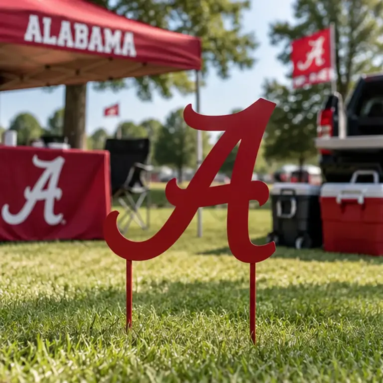Alabama Crimson Tide 1-Color Yard Sign - Gameday Ironworks Alabama crimson tide 1-color yard sign - image 3
