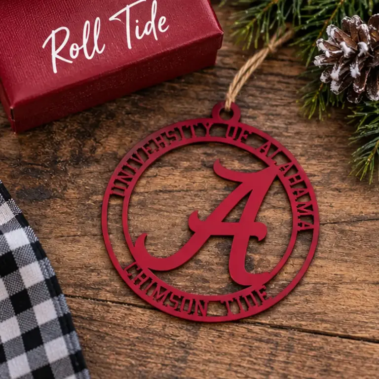 Alabama crimson tide metal ornament - image 3