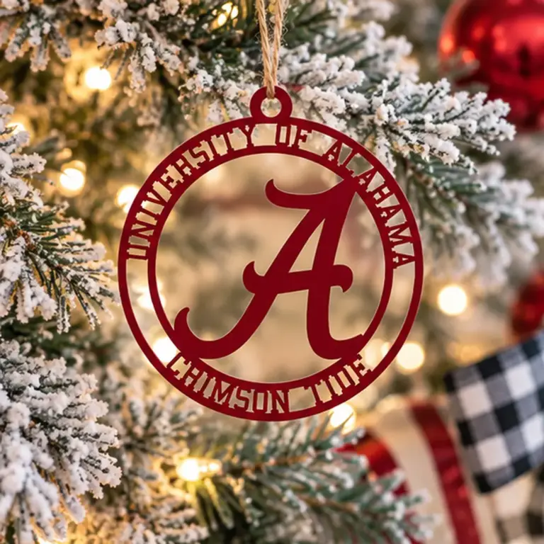 Alabama crimson tide metal ornament - image 5