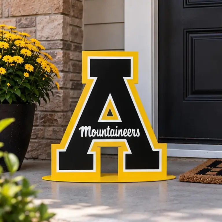 Appalachian state mountaineers logo base sign - image 4