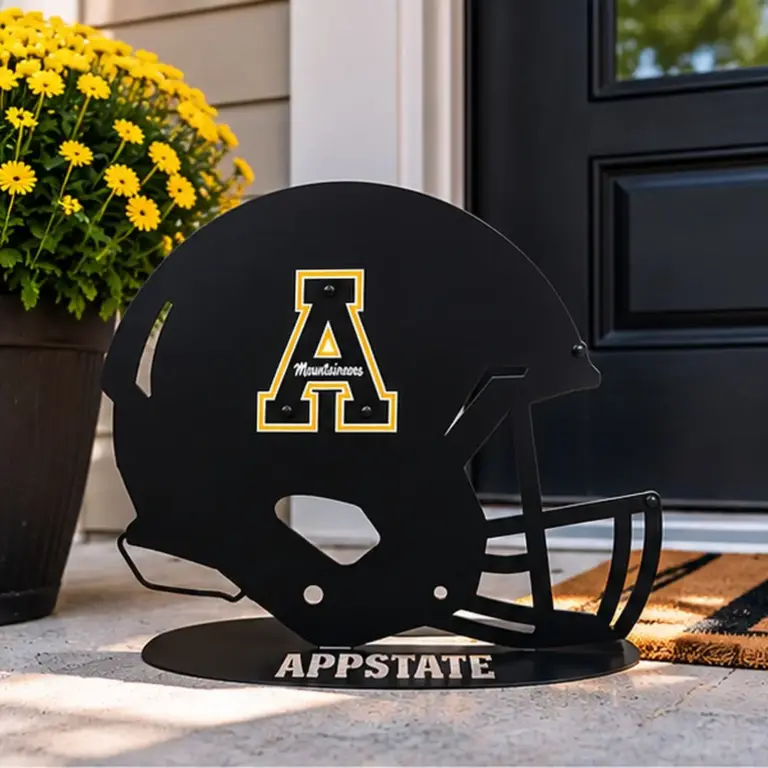Appalachian State Mountaineers Helmet Base Sign - Gameday Ironworks Appalachian state mountaineers helmet base sign - image 4