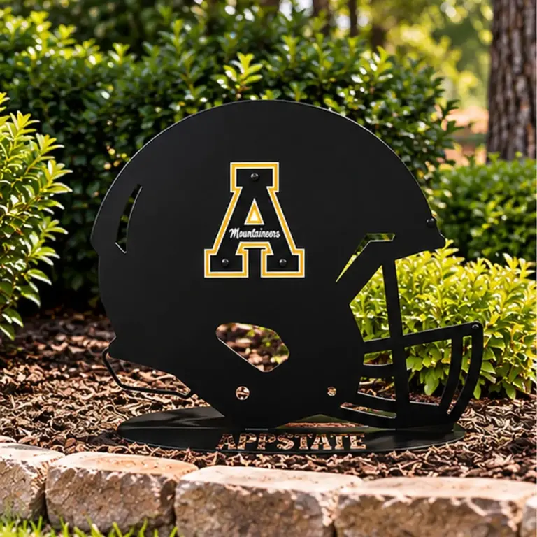 Appalachian State Mountaineers Helmet Base Sign - Gameday Ironworks Appalachian state mountaineers helmet base sign - image 3