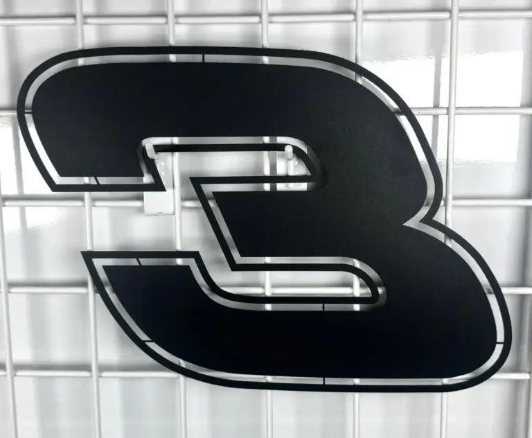 Austin Dillon #3 1-Color Wall Art - Gameday Ironworks Austin dillon #3 1-color wall art