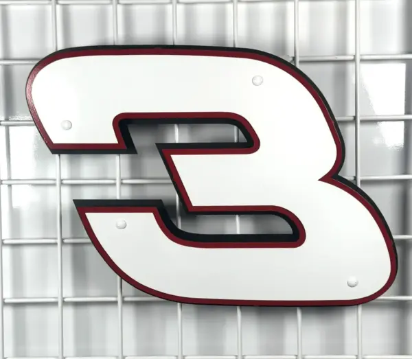 Austin dillon #3 3d wall art