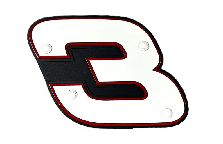 Austin Dillion #3 Hitch Cover - Gameday Ironworks Austin dillion #3 hitch cover