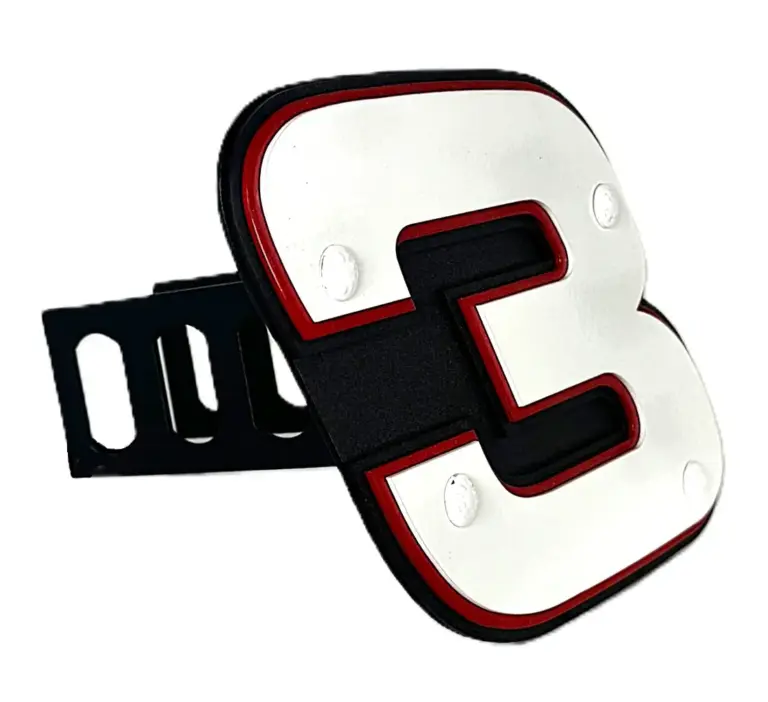 Austin Dillion #3 Hitch Cover - Gameday Ironworks Austin dillion #3 hitch cover - image 2